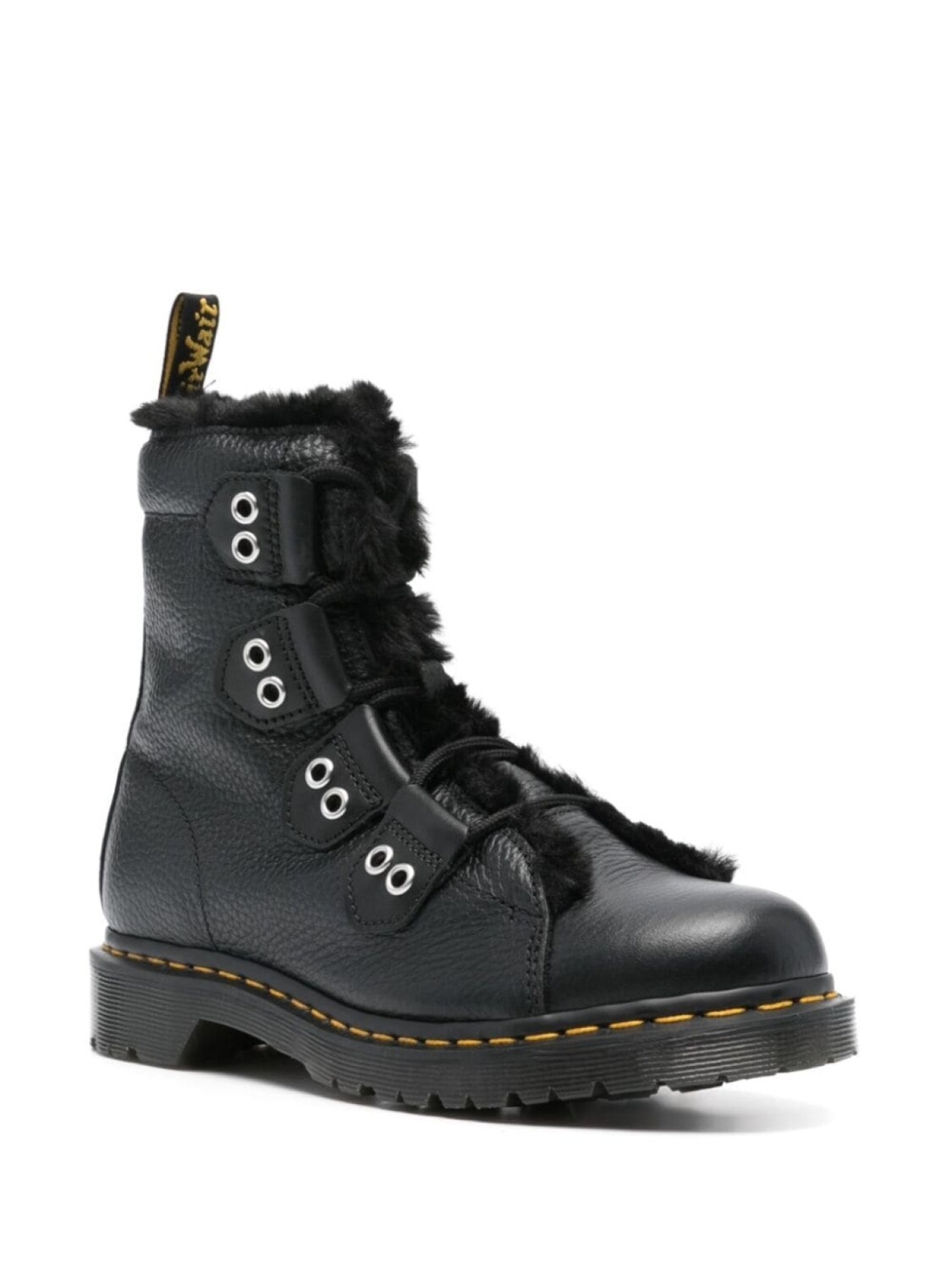 Мужские ботинки Dr. Martens Milled на молнии сбоку, черный — фото 2