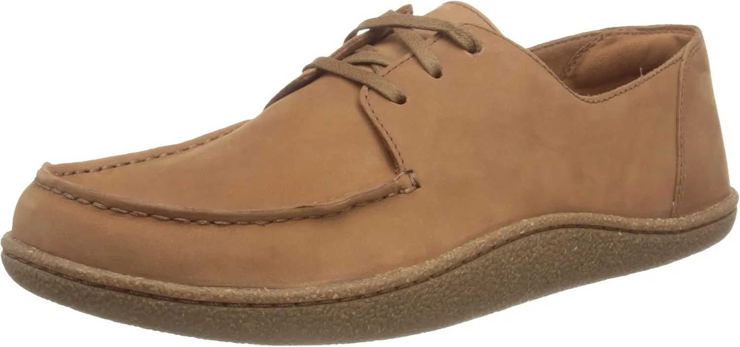 Мужские оксфорды Clarks Pilton Lace, Dark Tan Nubuck