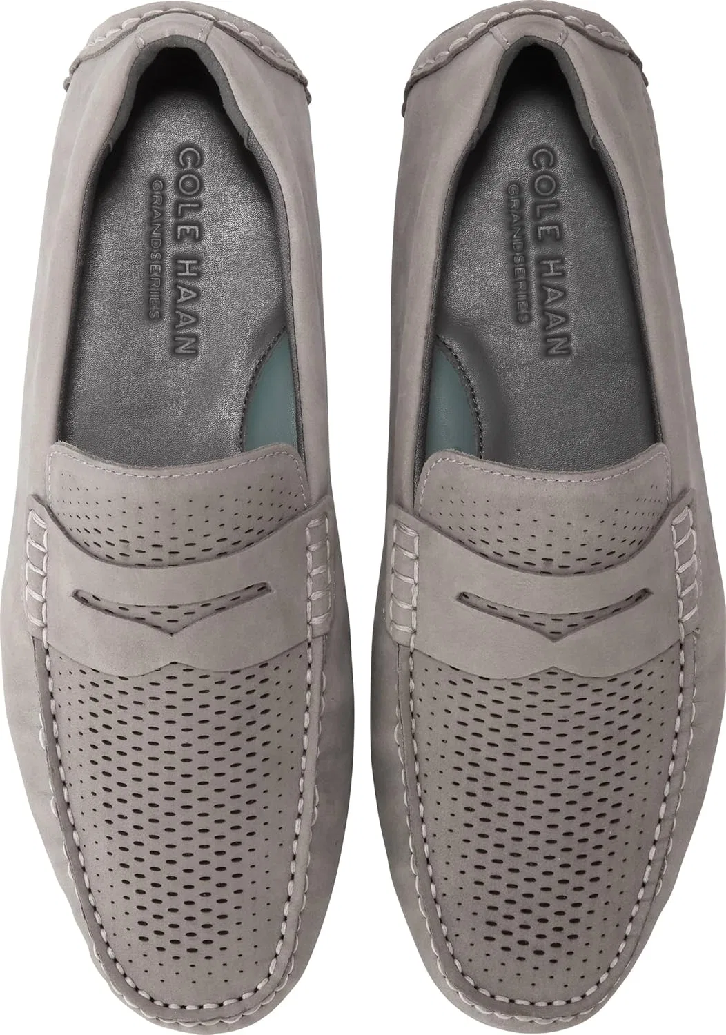 Лоферы мужские из замши Cole Haan, December Sky Nubuck/Blueberry — фото 3
