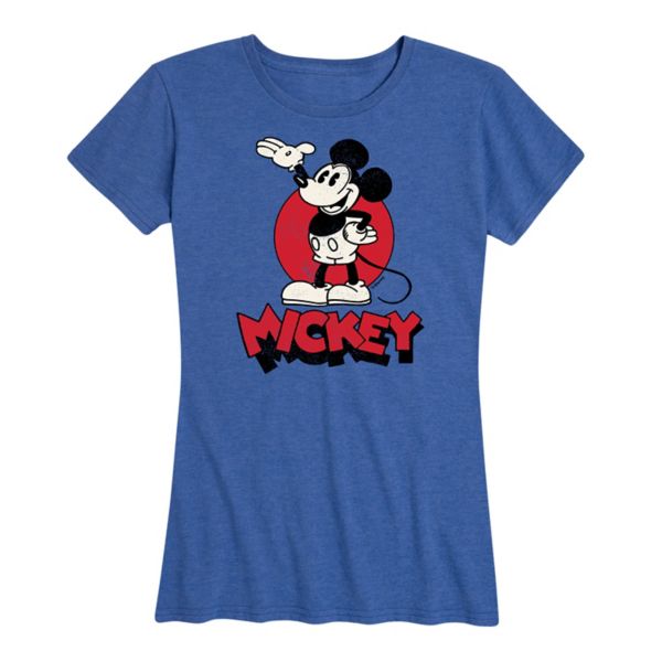 

Женская футболка с принтом Микки Мауса Disney, синий