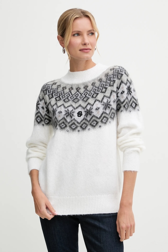 

Свитер из смесовой шерсти Boss, бежевый