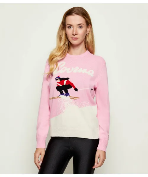 

Новый свитер Queen C Slim fit St.Barth, розовый