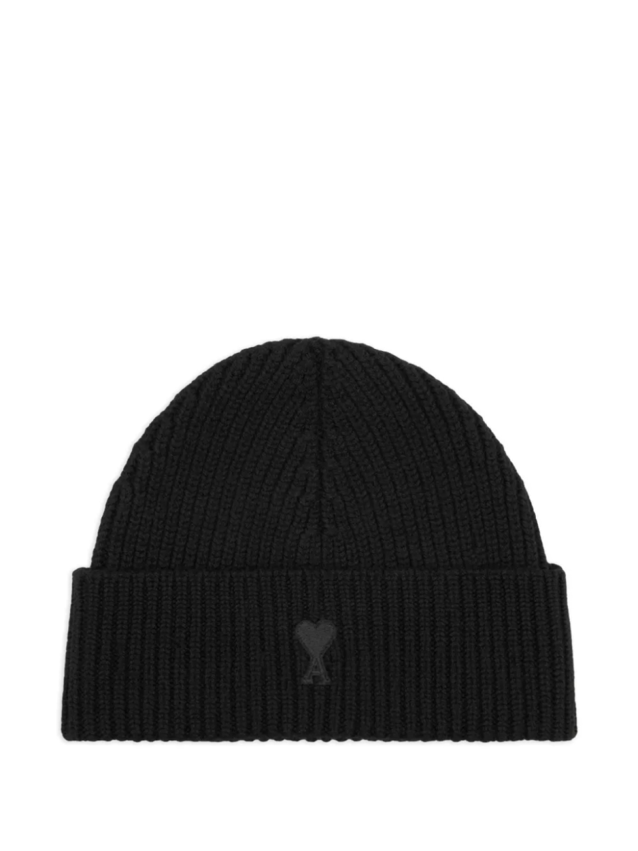 

AMI Paris Шерстяная шапка Ami De Coeur, черный