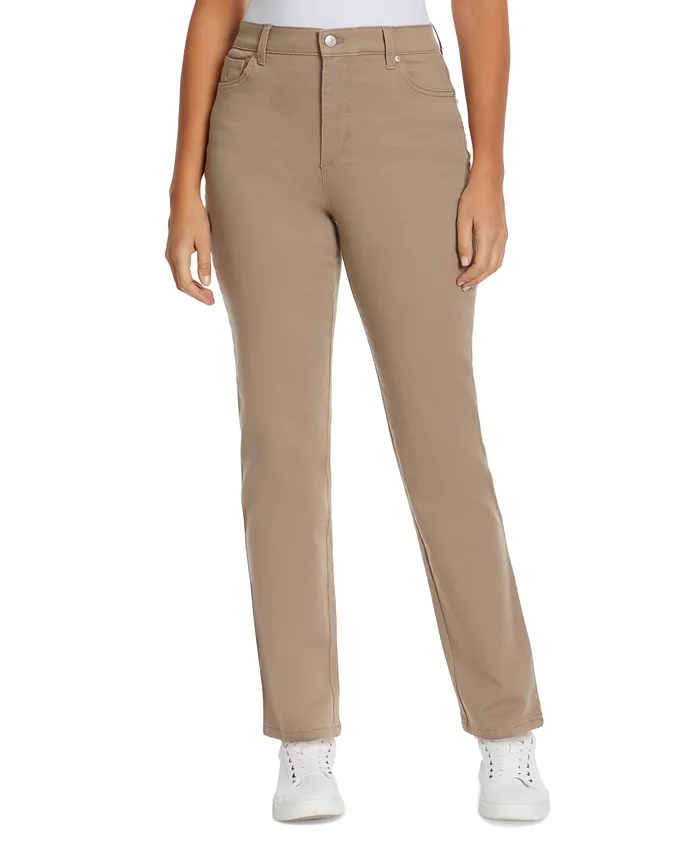 

Женские джинсы Amanda Colored Twill Straight Leg Gloria Vanderbilt, коричневый