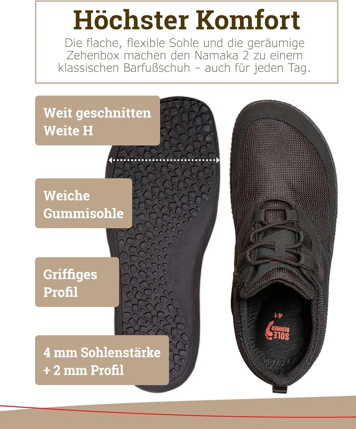Мужские кроссовки Sole Runner Namaka 2, Black — фото 3