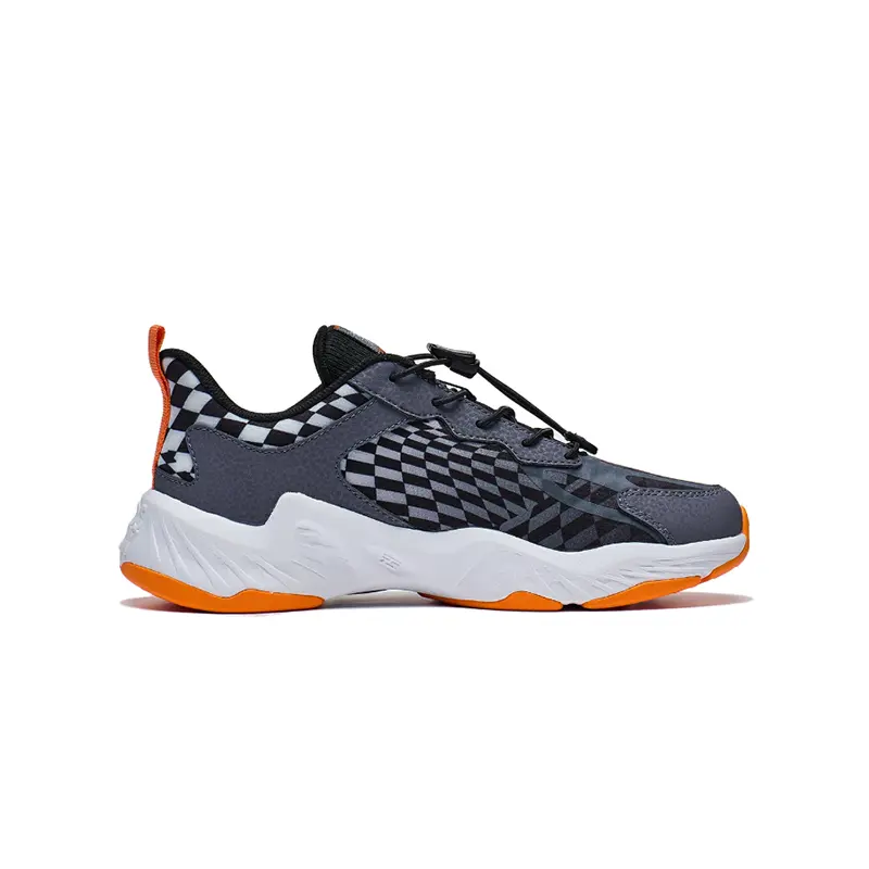 Кроссовки LINING YOUNG Kids Lifestyle Shoes GS Low-top Gloomy Gray/black, темно-серый — фото 2