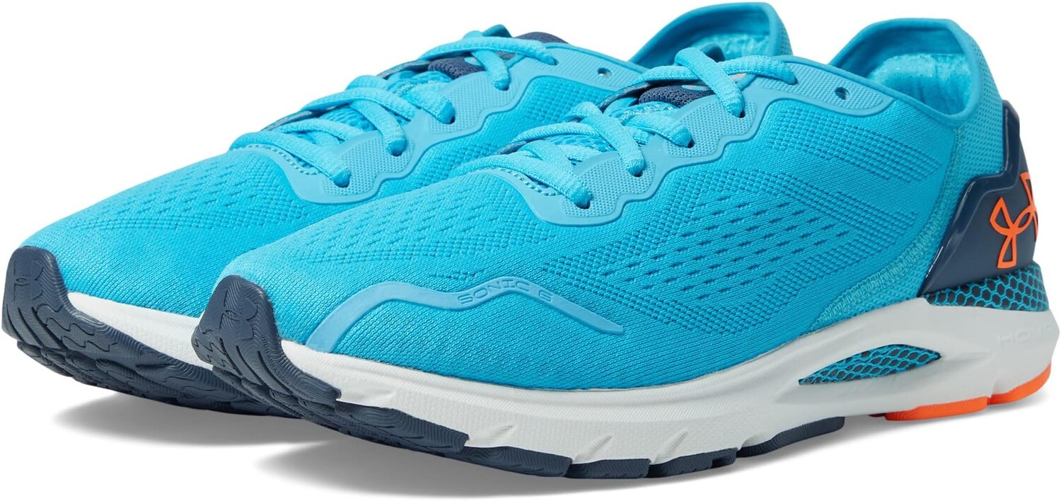 

Кроссовки HOVR Sonic 6 Under Armour, цвет Blue Surf/Downpour Gray/Orange Blast, Синий, Кроссовки HOVR Sonic 6 Under Armour, цвет Blue Surf/Downpour Gray/Orange Blast