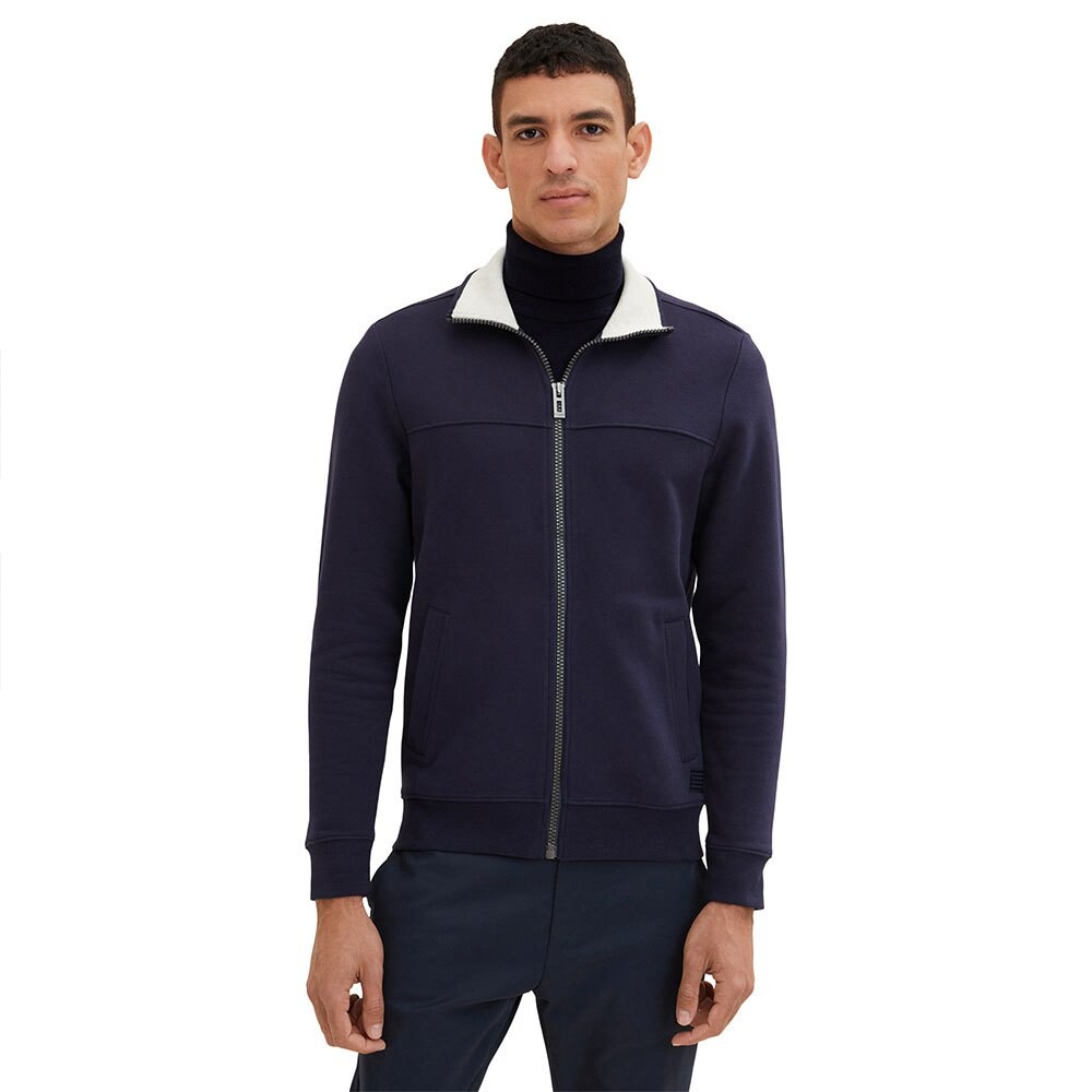 

Толстовка Tom Tailor Cutline Sweat Jacket, черный