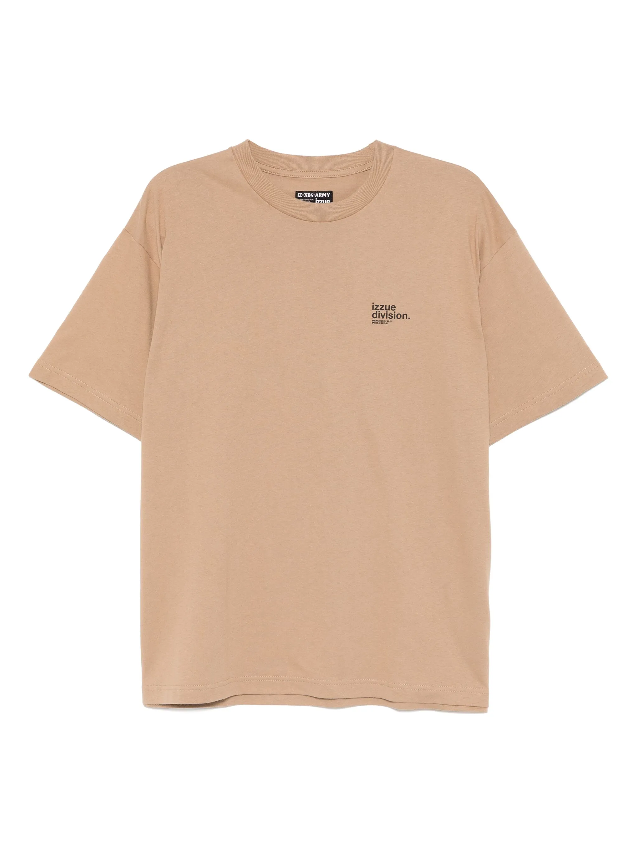 

Футболка с логотипом Izzue, коричневый