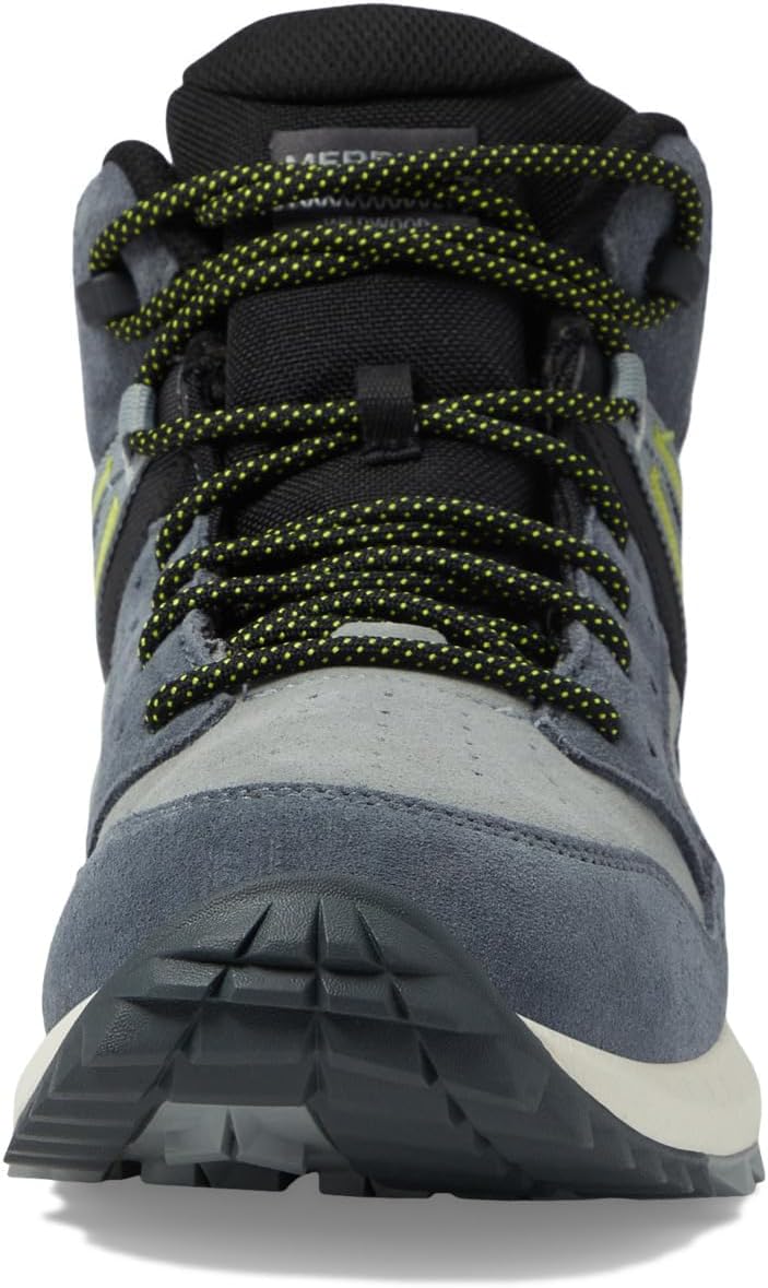 Мужские водонепроницаемые кожаные ботинки Merrell Wildwood Mid, Granite — фото 2