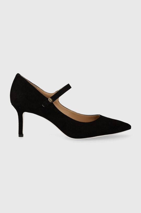 

Замшевые туфли на высоком каблуке Lanette Mj Lauren Ralph Lauren, черный