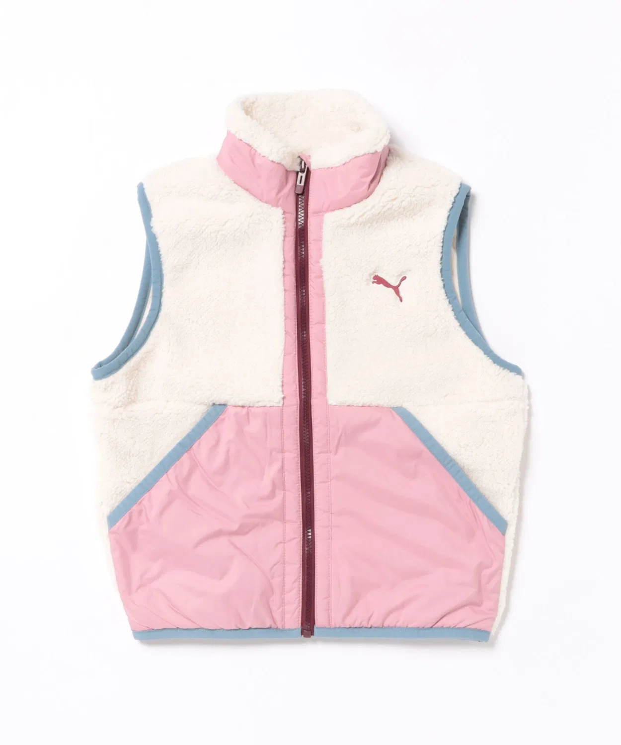 Безрукавка PUMA Hybrid Sherpa Vest, флис, полиэстер, белый