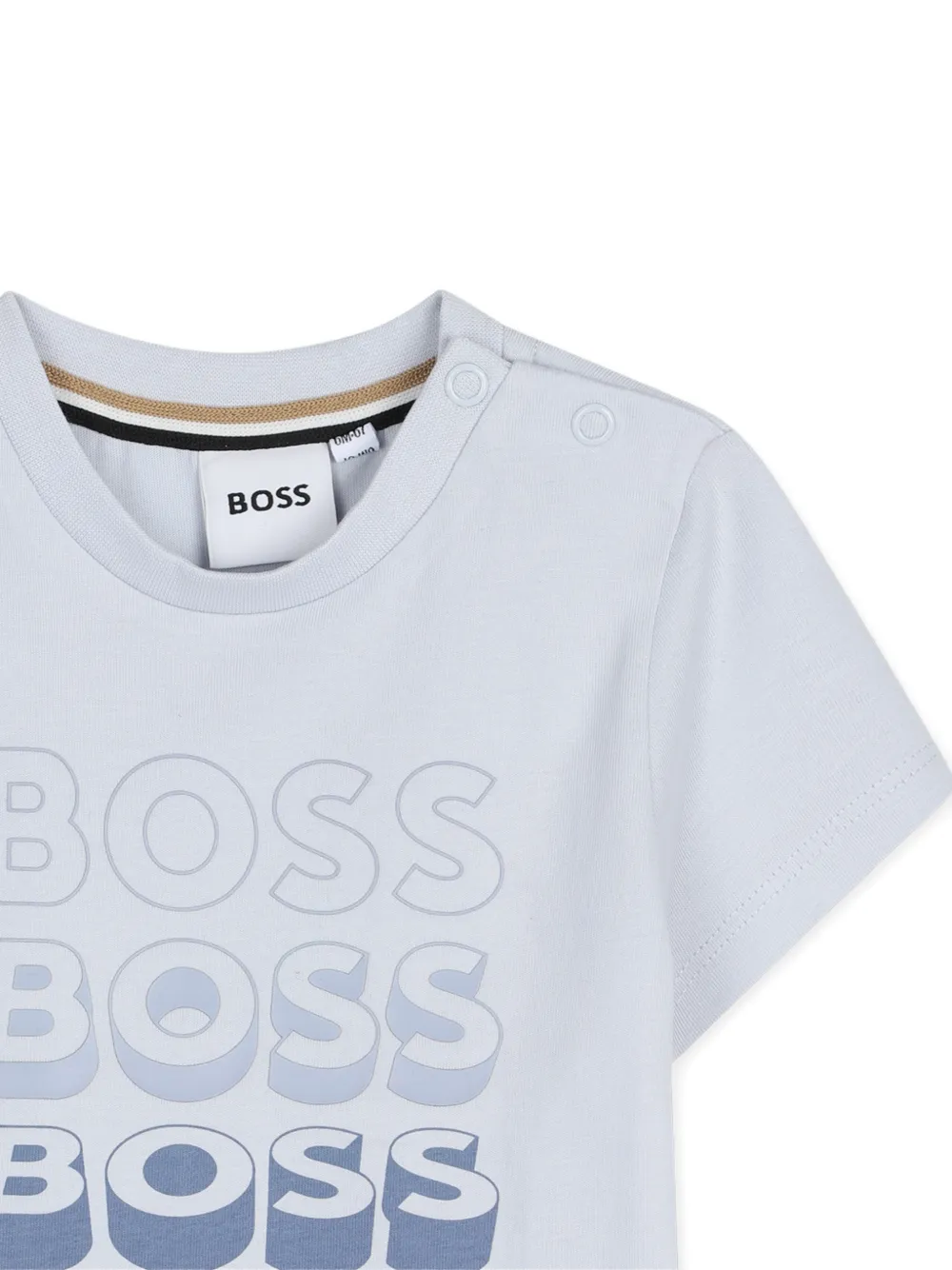 Футболка с короткими рукавами Boss Kidswear, синий — фото 3