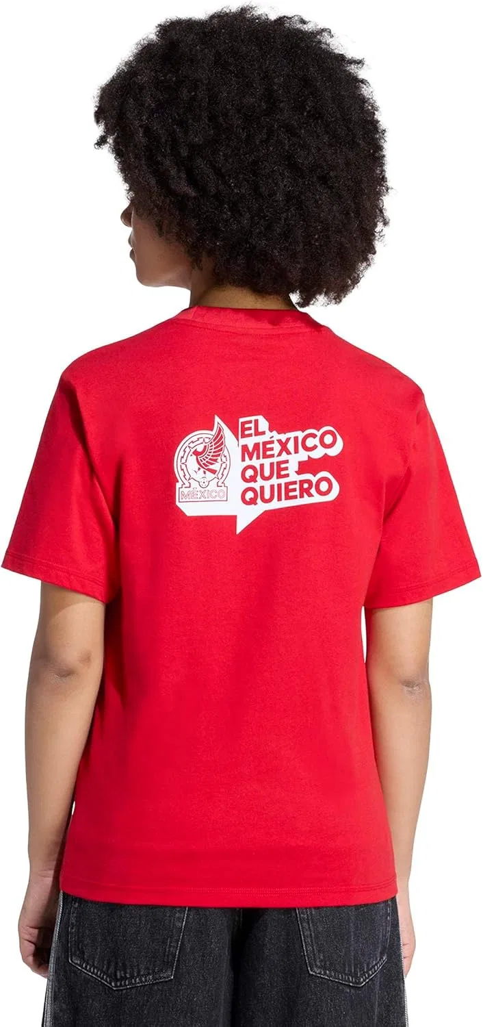 Футболка женская adidas Mexico World Cup 2026, Better Scarlet — фото 3