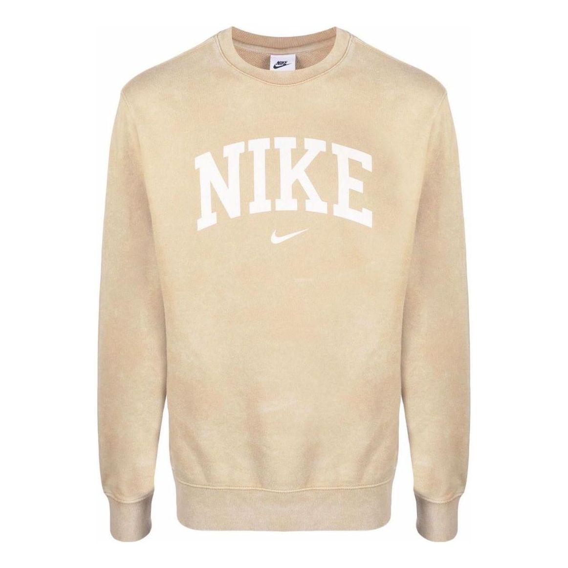 

Худи Men's Nike Arch Brand Logo Printing Tie Dye Round Neck Pullover Long Sleeves Beige DC0722-297