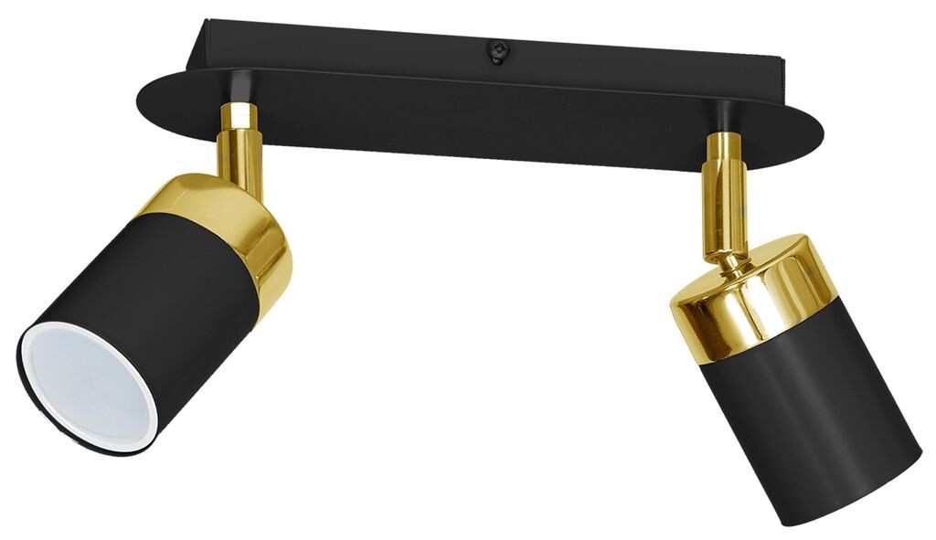 

Потолочный светильник Joker Black/Gold 2Xgu10 потолочный светильник Milagro