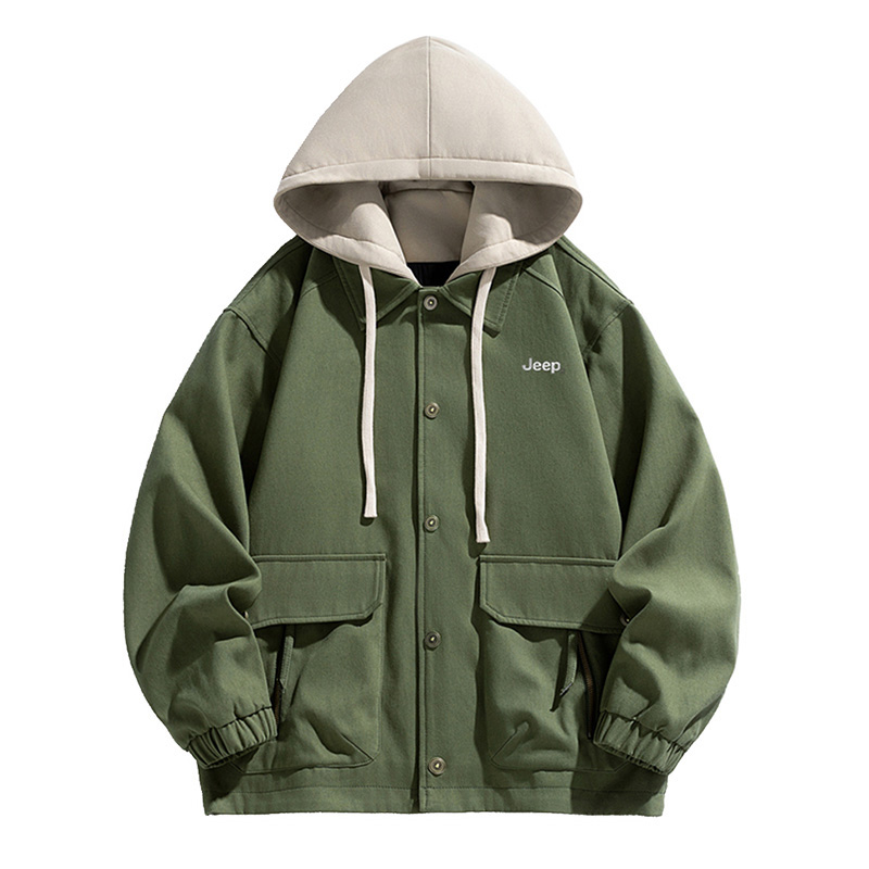 

Jeep Пуховик зимний мужской, Army Green-1478 Collection