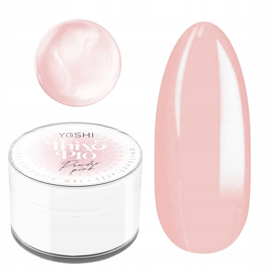 

YOSHI Thixo PRO Gel Powder Pink Self-Leveling Gel 15 мл