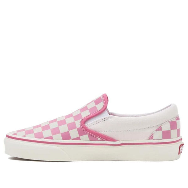 

Кроссовки classic slip-on 'checkerboard pink' Vans, розовый