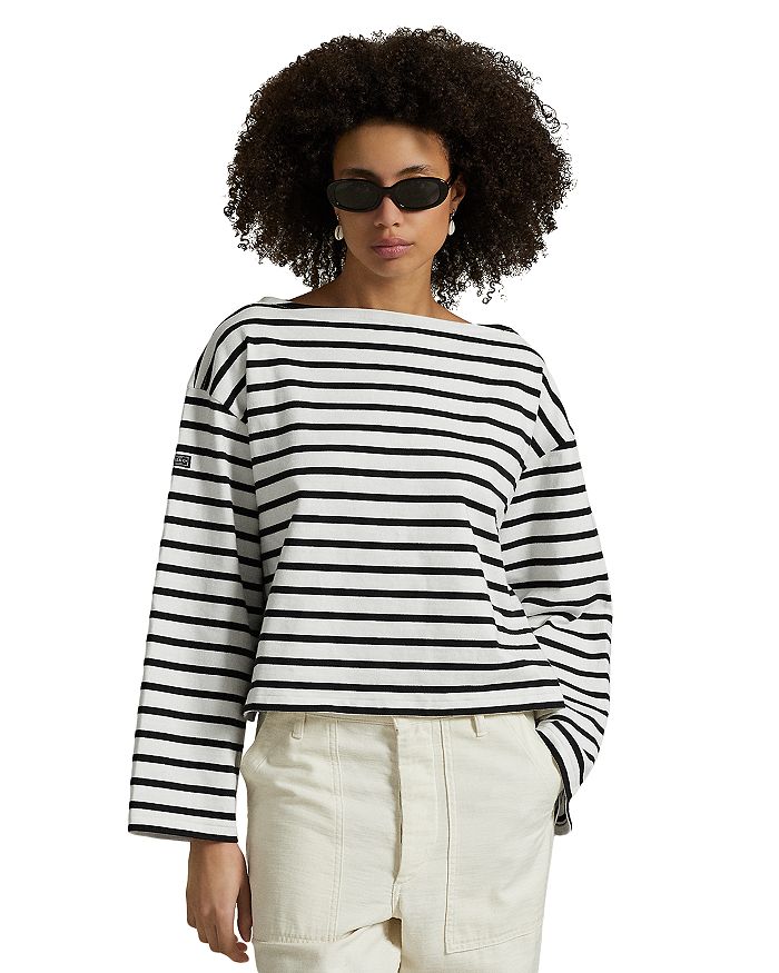 

Полосатая матроска с лодочкой Mariner Tee Ralph Lauren, мультиколор