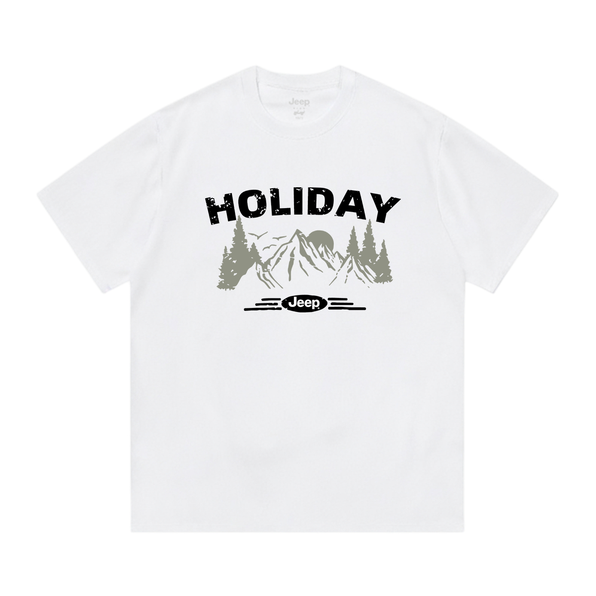 Футболка Unisex Crew Neck Moderate Jeep, темно-серый — фото 2