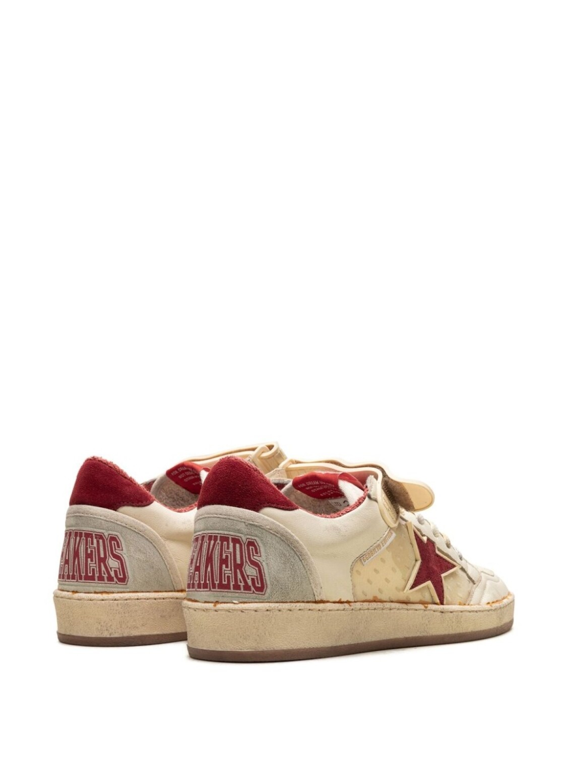 

Golden Goose кроссовки Ball Star "Белый/Лед/Красный", нейтральный цвет