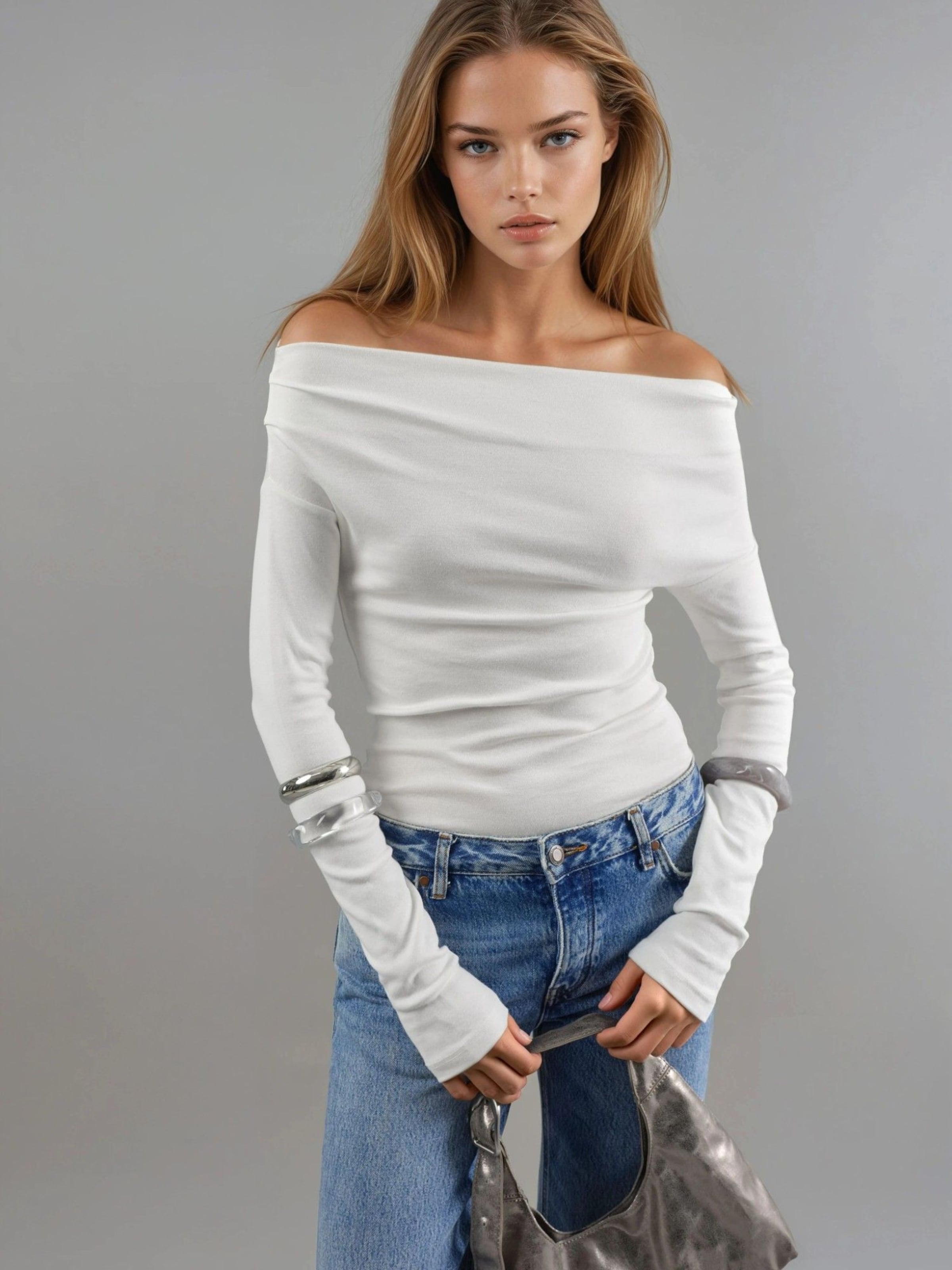 

Busem Блузка в кремовом цвете