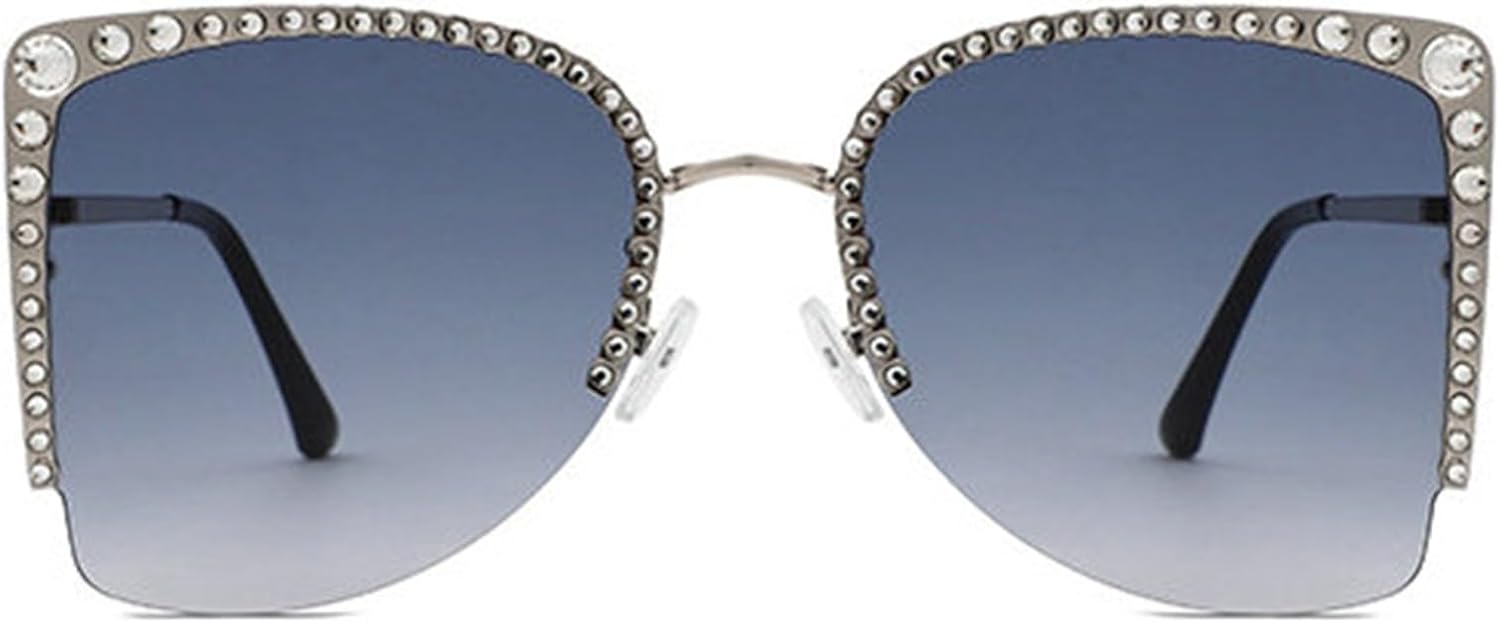 

Большие солнцезащитные очки «кошачий глаз» со стразами для женщин и мужчин, металлическая оправа, блестящие, украшенные драгоценными камнями, ретро-квадратные солнцезащитные очки в стиле 90-х. Винтажные очки helena, C6