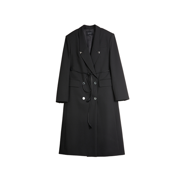 

Пальто женское с воротником-стойкой ELLE, черный