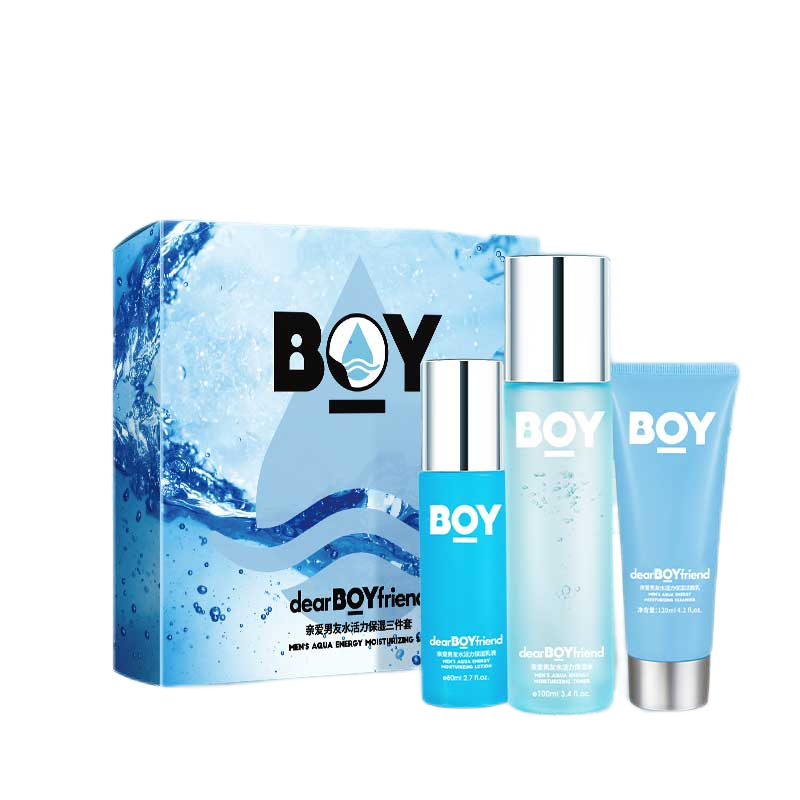 

Водный активный набор для ухода за кожей увлажняющий, питающий, освежающий, комплект из трех средств DearBoyFriend