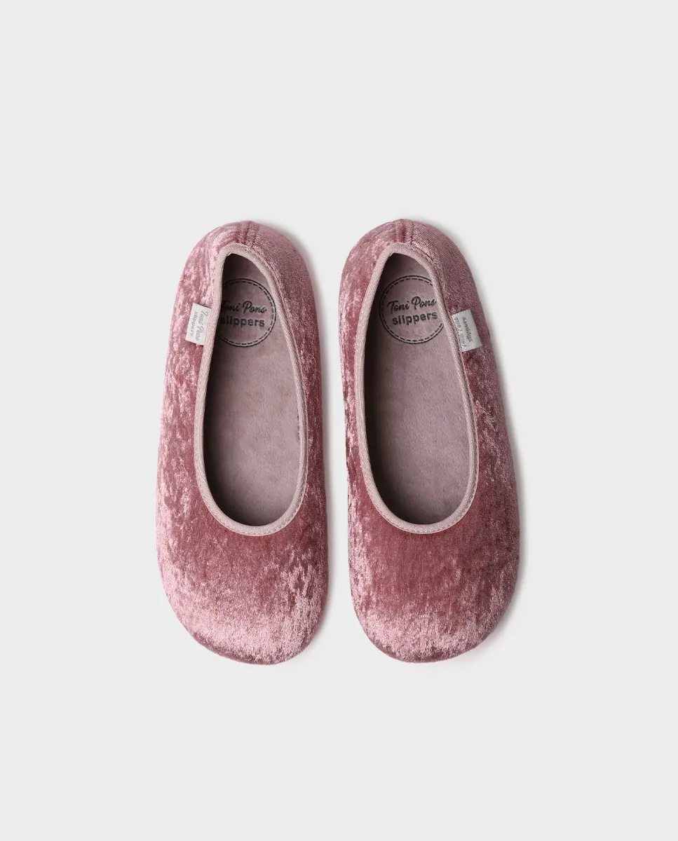 Женские домашние тапочки типа балеринок Toni Pons, розовый — фото 3
