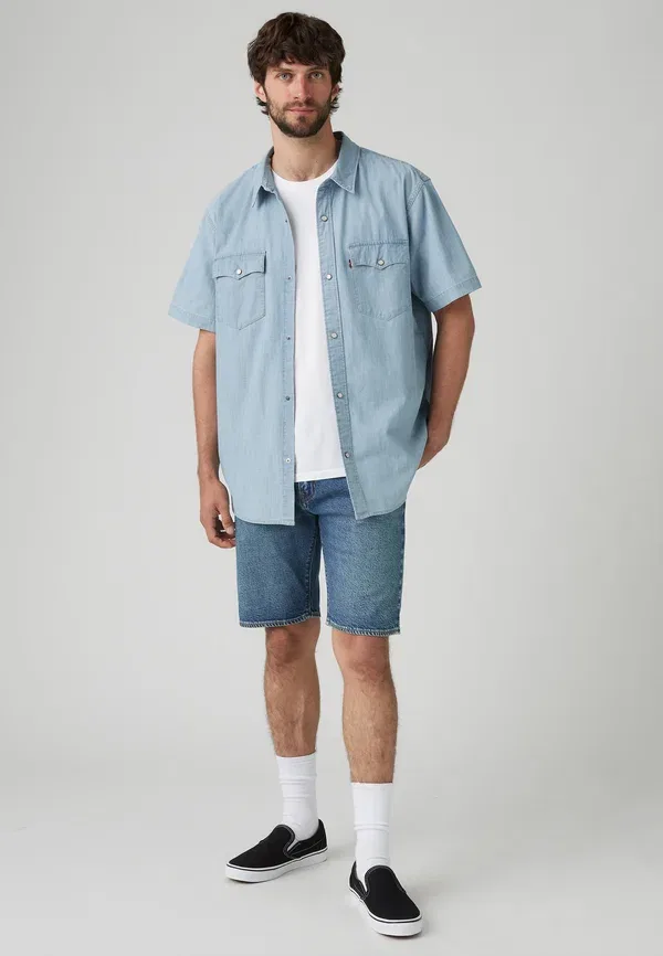 Шорты джинсовые Levi'S, модель 405 standard shorts comeback tour, синий — фото 2