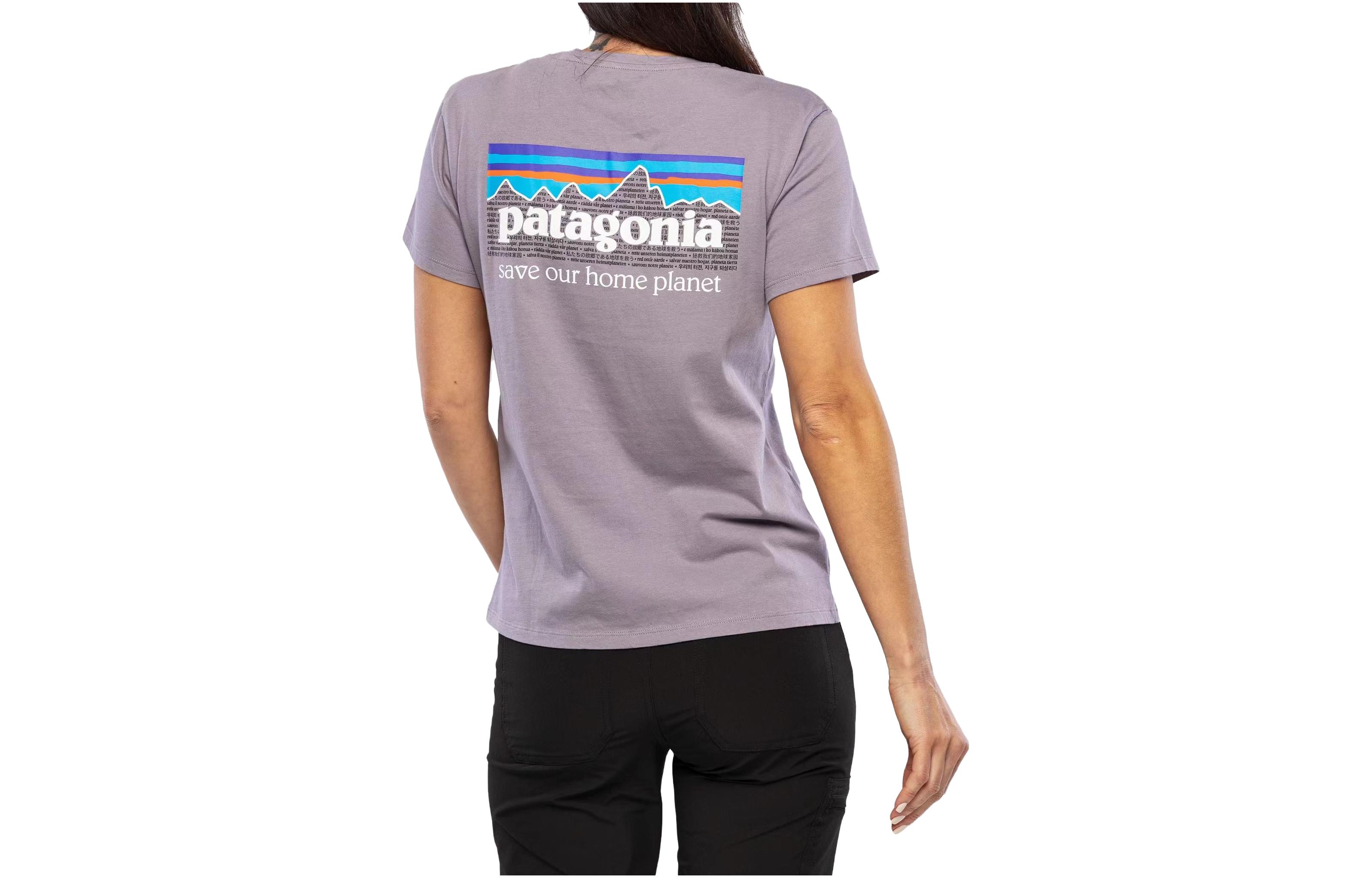 Футболка Patagonia с втачным рукавом, женская, цвет Garden Green/GDNG — фото 3