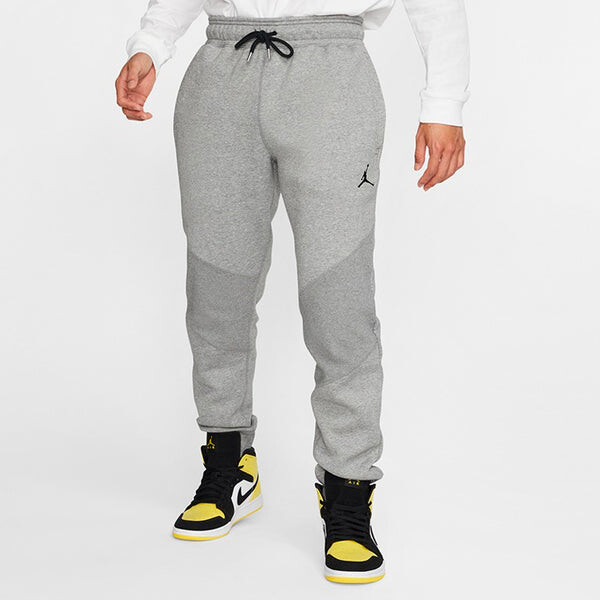 Спортивные штаны Air Jordan Fleece Casual Bundle Feet Sports Long Pants Gray, серый — фото 3