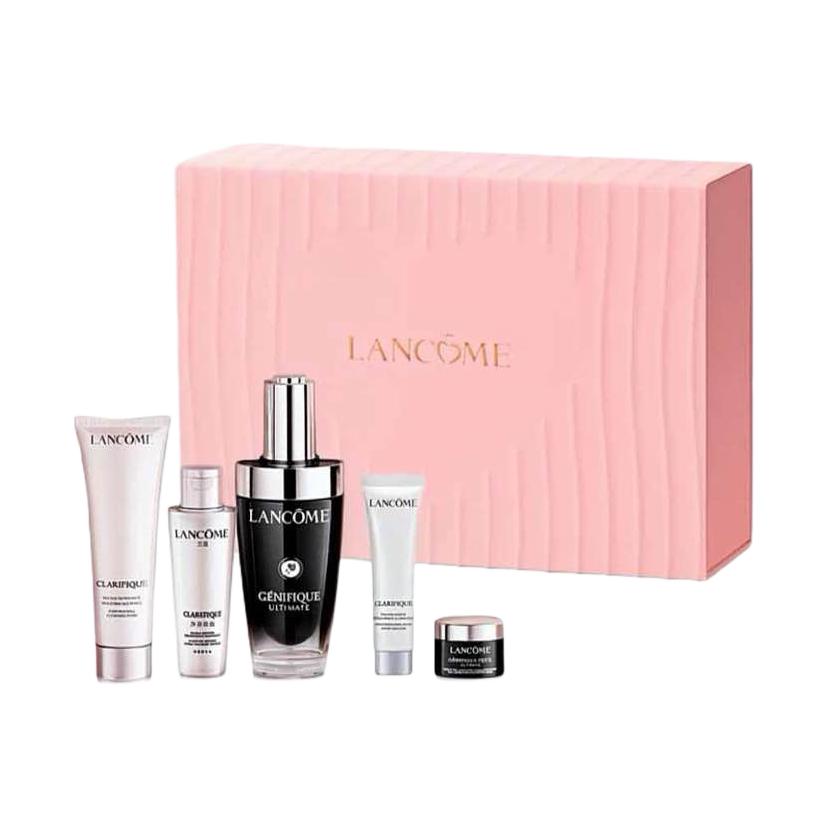 

Lancome Набор для ухода за кожей LANKOU All Star Skincare Set Box, Ultra Repair Small Black Bottle Soothing Moisturizing Five Piece Set