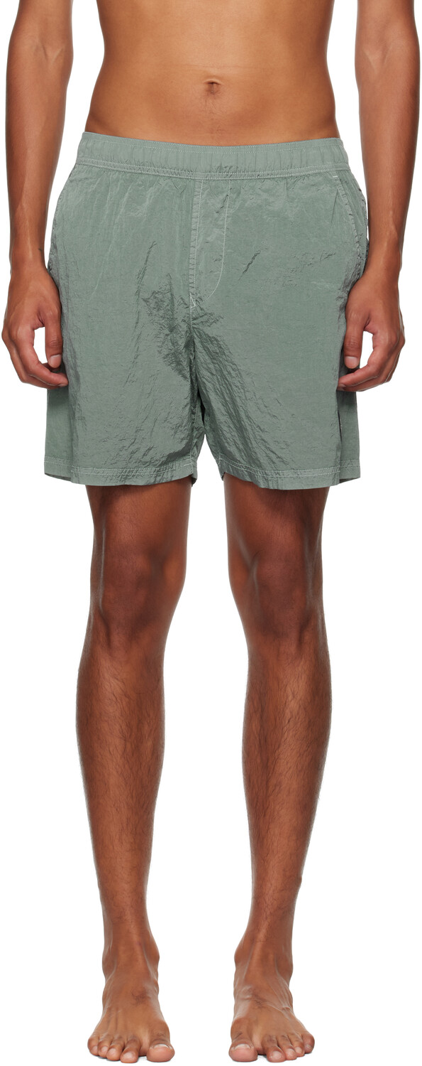 

Зеленые шорты для плавания B0943 из нейлона и металла Stone Island