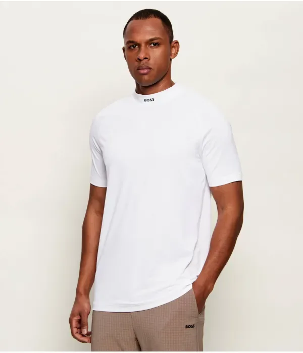 Футболка TS_GOC Birdie Mock slim fit Boss Green, белый
