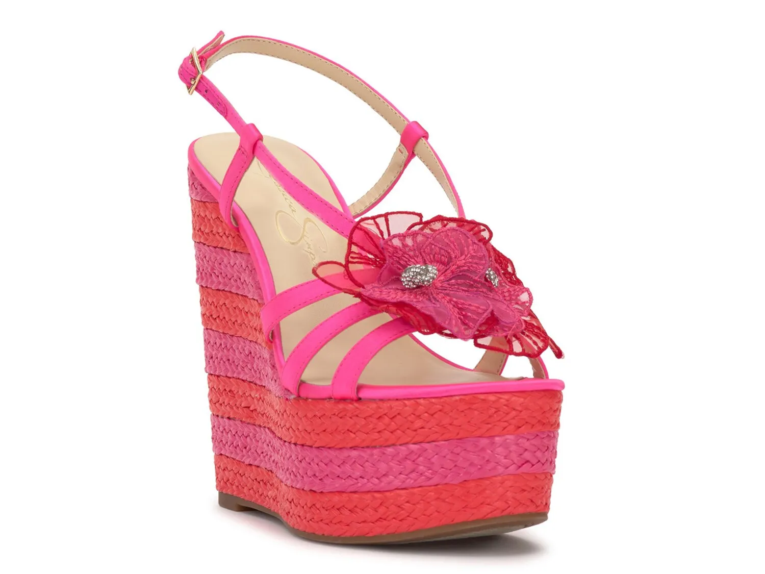 

Сандалии Visela Wedge Sandal Jessica Simpson, розовый