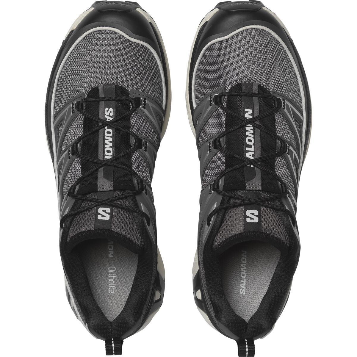 SALOMON Кроссовки XT 6 Outdoor мужские низкие Stone Gray/Asphalt Gray/Black, цвет Stone Gray/Asphalt Gray/Black — фото 4