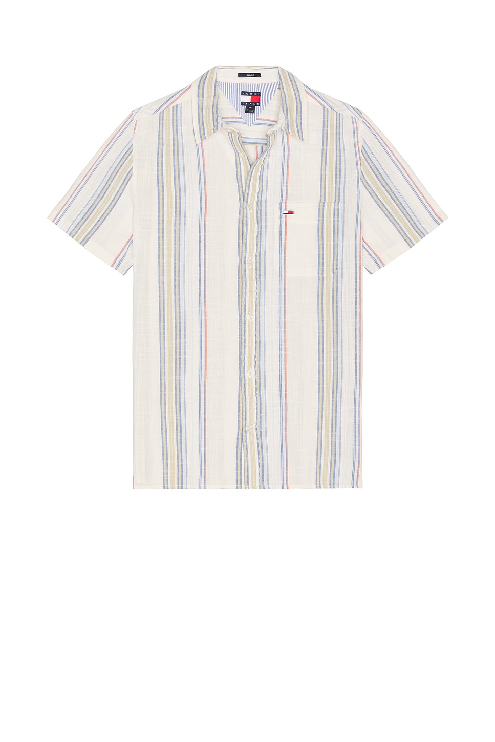 

Рубашка в полоску Tommy Jeans, ancient white multi stripes