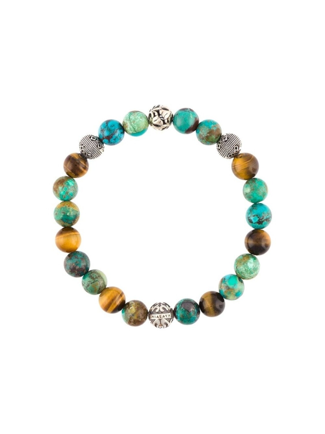 

Браслет с бусинами Nialaya Jewelry, синий