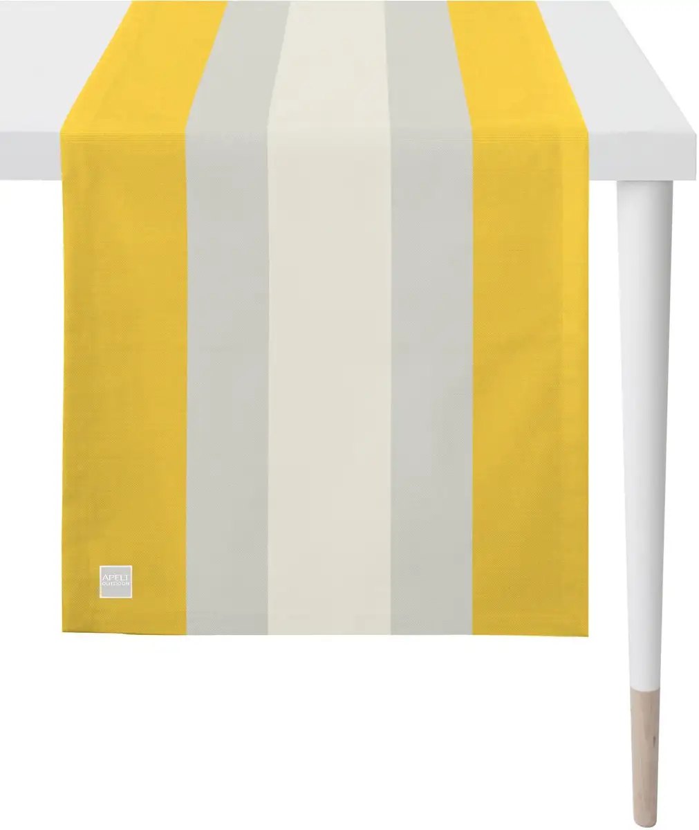 

APELT дорожка для стола "3962 Outdoor, летнее украшение, лето ", (1 шт.), панамские полоски 46х140 см, цвет gelb