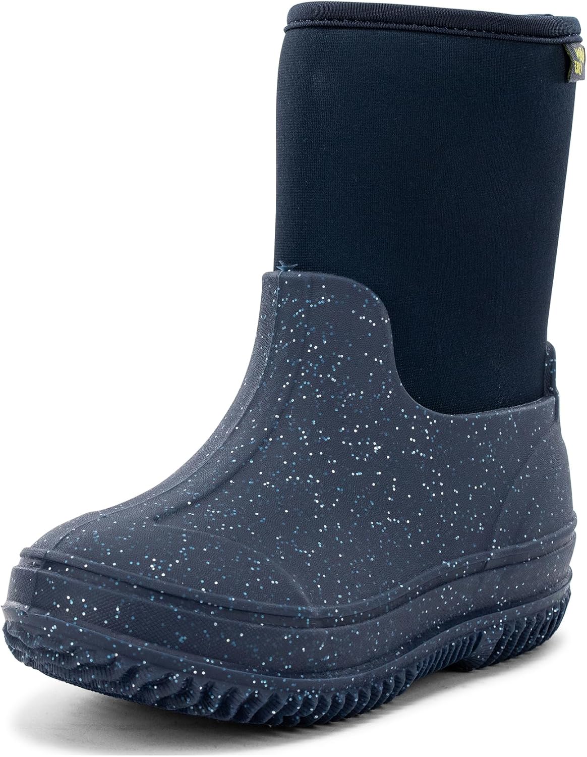 

Детские уличные сапоги Western Chief Kids Freestyle из неопренa, легкие, удобные для детей, водонепроницаемые сапоги для мальчиков и девочек для дождя, грязи, холодной погоды и снега, Navy Glitter