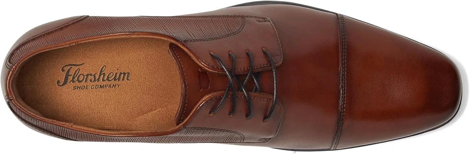 Туфли Florsheim Jackson Cap Toe Oxford, Cognac — фото 3