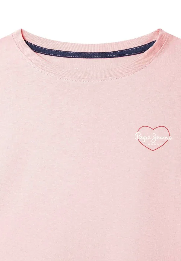 Базовая футболка джианы Pepe Jeans, Chewing Gum Pink — фото 3