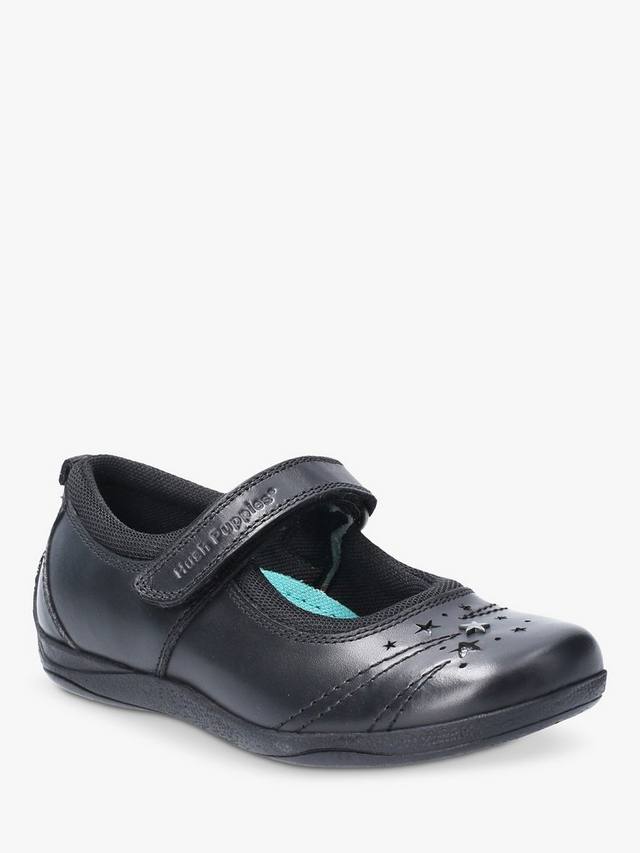 Детские туфли Mary Jane Amber Junior из кожи Hush Puppies, Black — фото 2