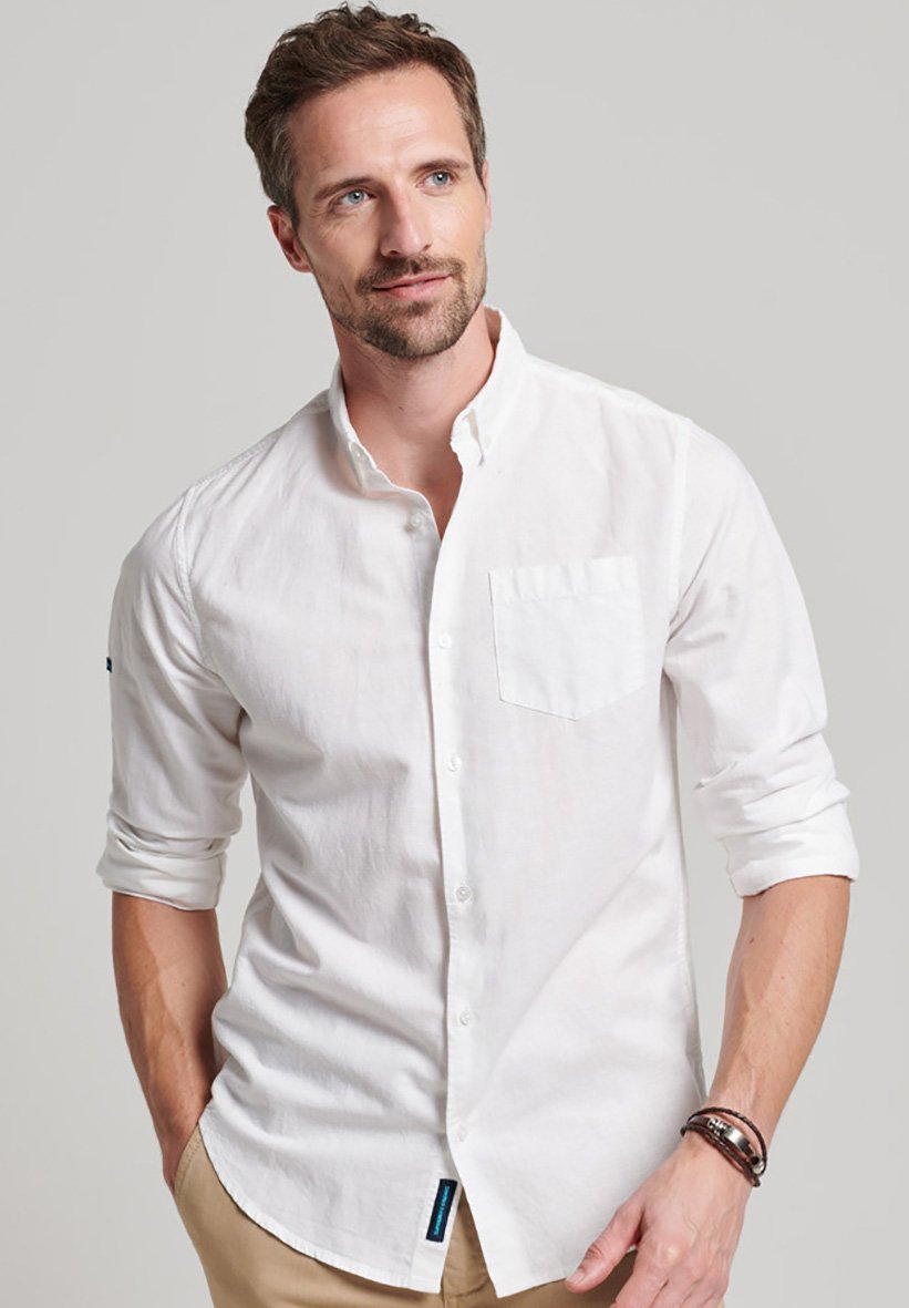 

Рубашка STUDIOS BUTTON DOWN Superdry, деним