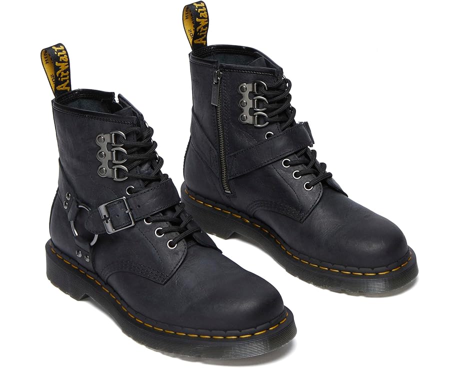 

Ботинки Unisex Dr. Martens 1460 Hardware Leather Lace-Up Boots, черный