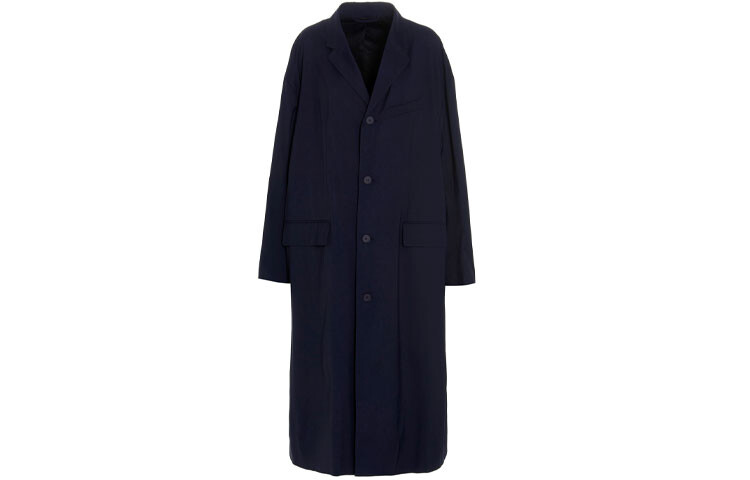 

Balenciaga Женский Тренч, цвет Dark Blue, Синий, Balenciaga Женский Тренч, цвет Dark Blue