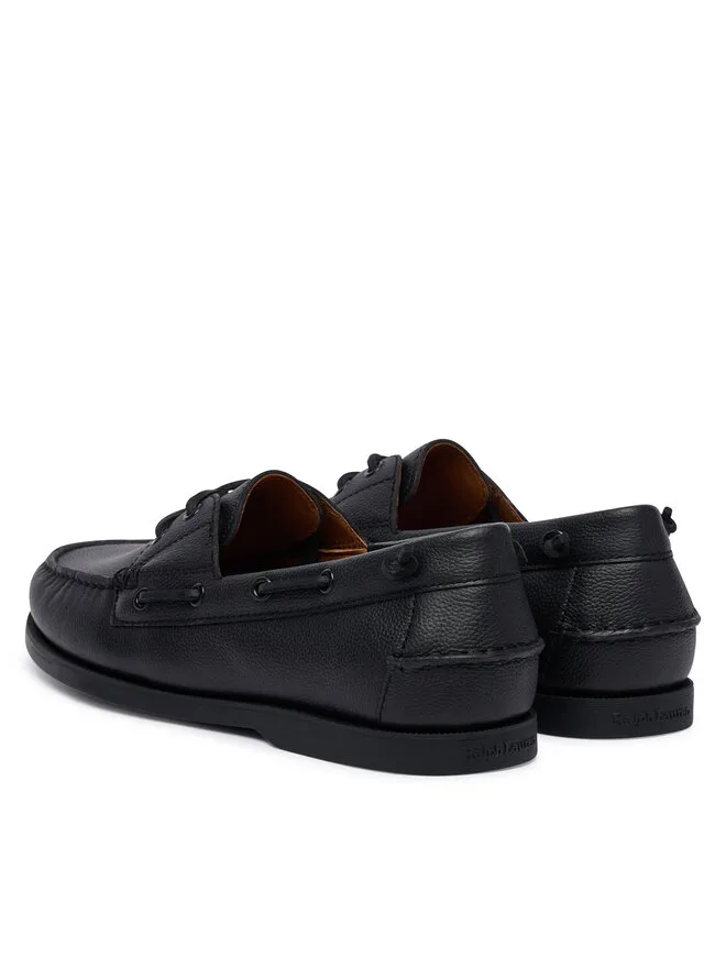Polo Ralph Lauren Мокасины Merton Boat Cs Bts 803P07643001 черные — фото 3